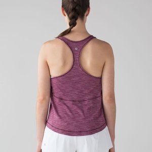 Lululemon Long Distance Tank- Heathered Marvel
